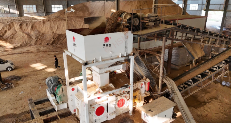 干粉砂漿破碎機用戶生產現場 干粉砂漿破碎機用戶生產現場